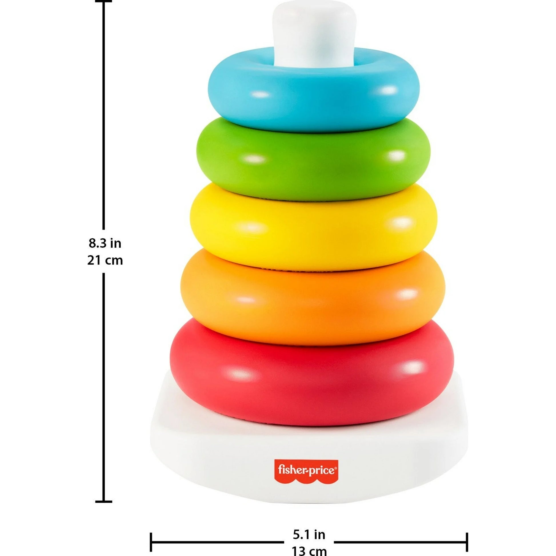 Hights 8.3" and Width 5.1"