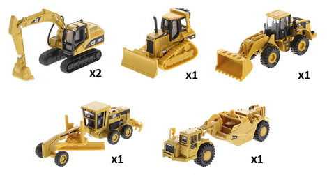 DCM84400A 1/87 CAT Diecast Masters Assortment