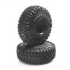 BRTR1-22BKD 1.0" MAXGRAPPLER Scale RC Tire GEKKO Black 55.5x19mm Open Cell Foams (2)