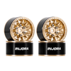 DGW-1056GD INJORA 1.0" Aluminum Wheels for Micro Crawlers (W1056) - Gold