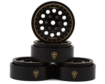 TLHTSCX24-140 SCX24 Beadlocks Brass Vintage Black