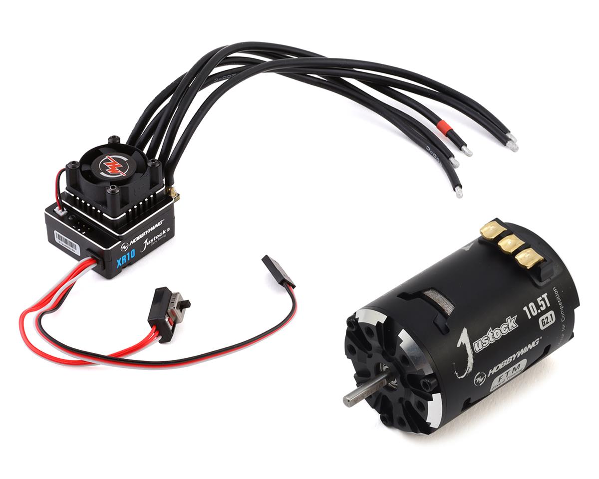 HWA38020319 Hobbywing XR10 Justock G3 Sensored Brushless ESC/SD G2.1 Motor Combo (10.5T)
