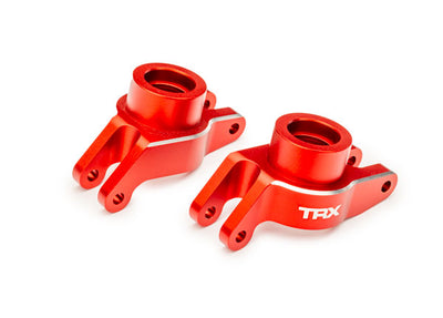 10252-RED  Carriers, stub axle (red-anodized 6061-T6 aluminum) (rear) (left & right)
