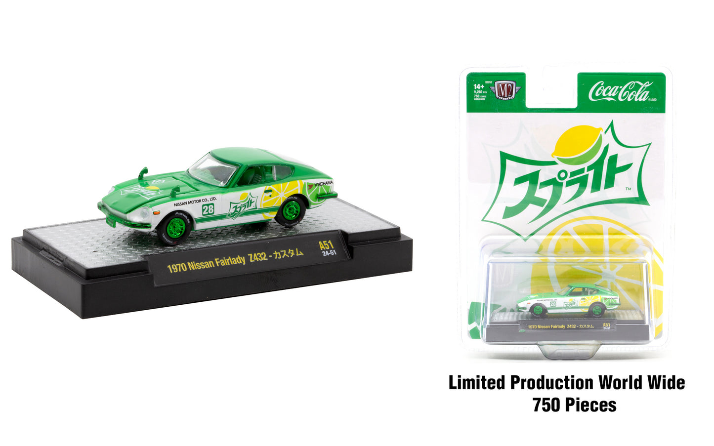 M2Machines 52500-A51 1:64th Scale Sprite 1970 Nissan Fairlady Z432 CHASE