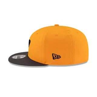 60669276 McLaren Racing F1 New Era 9Fifty Sustainable Flat Brim Hat - Papaya