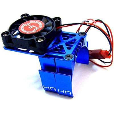 HRMH550TE06 - Clip-On Two-Piece Motor Heat Sink W/ Fan (Blue)