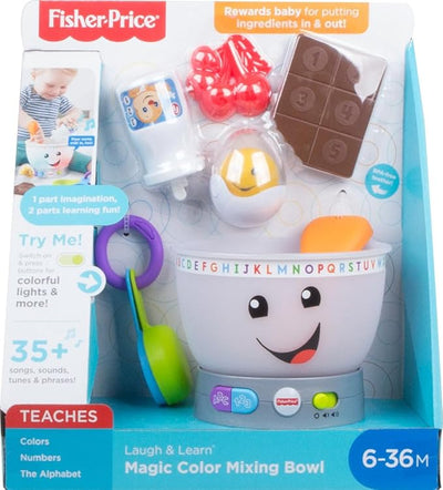 GJW20 Fisher-Price Laugh & Learn Magic Color Mixing Bowl