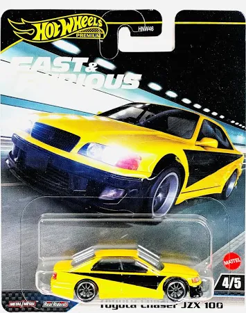 HWJBL89 Hot Wheels Premium Fast & Furious Toyota Chaser JZX 100