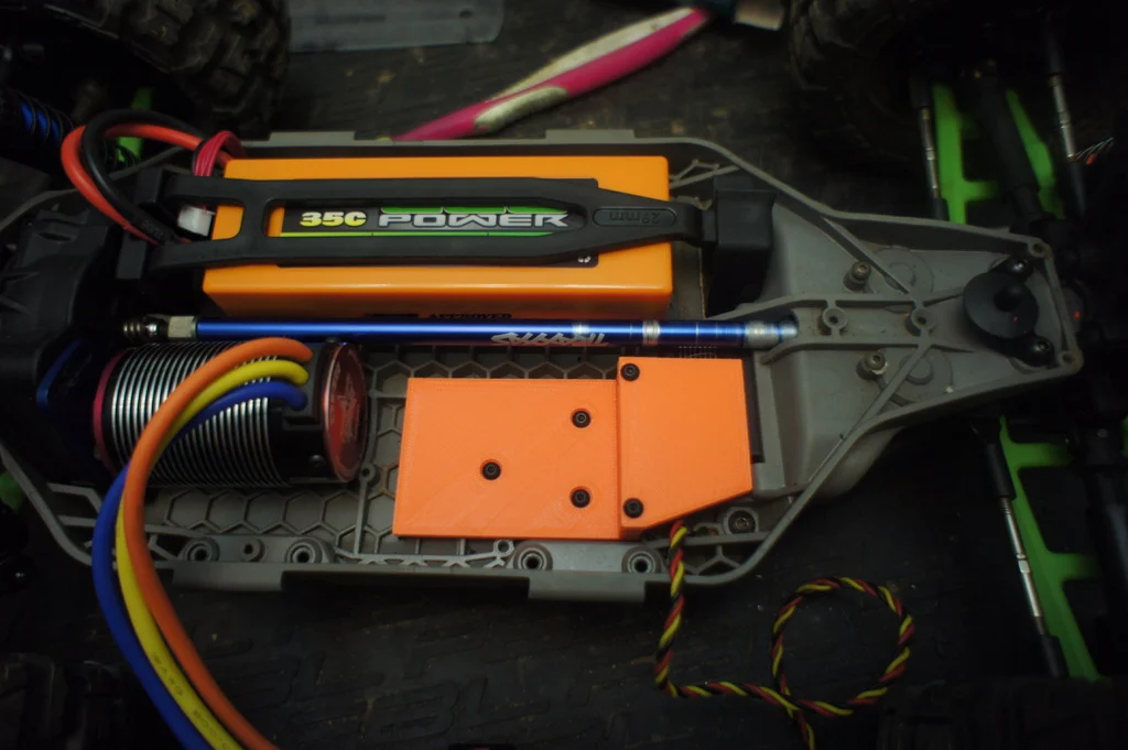 NSR3DMMXPLATE - MMX ESC Mount for Slash 4x4 LCG
