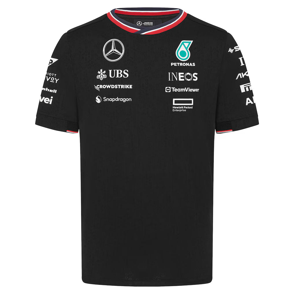 701227950 Men's Mercedes - AMG Petronas F1 Team 2024 Driver T-Shirt