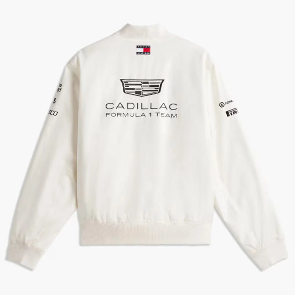 MN00150 Cadillac F1 Racing 2026 Special Edition Silverstone GP Team Jacket - White