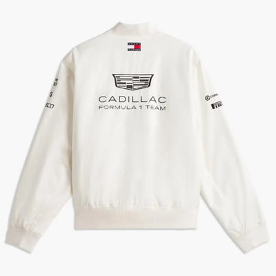MN00150 Cadillac F1 Racing 2026 Special Edition Silverstone GP Team Jacket - White