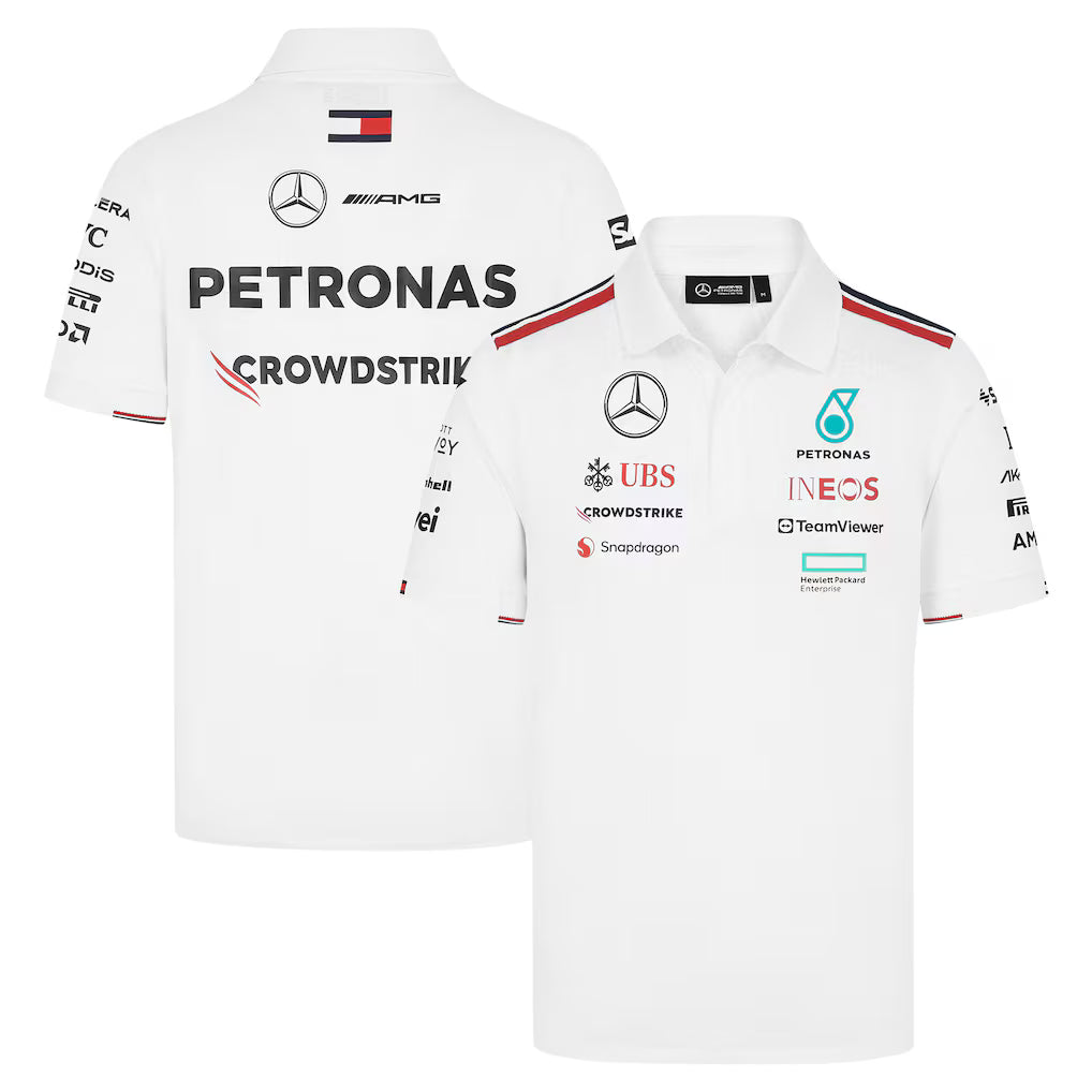 701227948 Mercedes AMG Petronas F1 2024 Men's Team Polo Shirt -