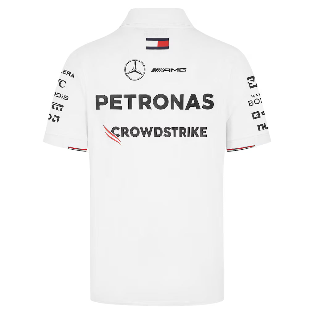 701227948 Mercedes AMG Petronas F1 2024 Men's Team Polo Shirt -