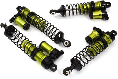 INTC25142GREEN Machined XSR9 Piggyback Shock Set (4)