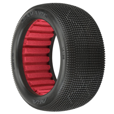 AKA14135XR 1/8 Diamante Soft Long Wear Front/Rear 4.0" Off-Road Truck Tires (2)