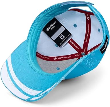 U915114443 Alfa Romeo Racing F1 Special Edition Valtteri Bottas Baseball Hat - Blue