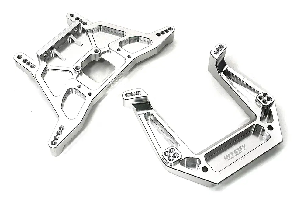 INTC34006SILVER Modified Front & Rear Shock Tower Kit for Traxxas 1/10 2WD