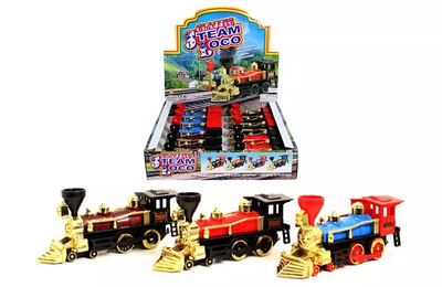 MJ9935D Train Steam Locomotive 7"