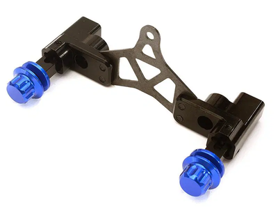 INTC28447BLUE Adjustable Front Body Mount & Post Set 1/10 4-Tec 2.0