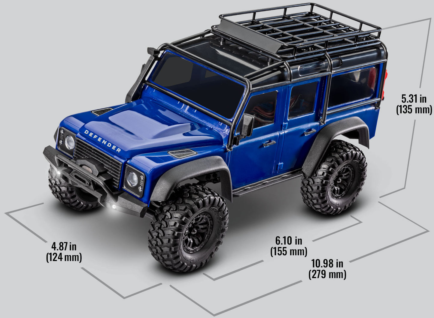 97054-1 TRX4M Land Rover Defender 1/18 Scale And Trail Crawler