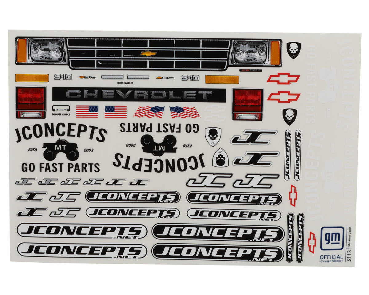 JCO0607 1990 Chevy S10, Extended Cab MT Body, 13” WB