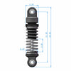 HRSXTY215GP Aluminum 21.5mm Adjustable Shocks with Three Spring Rates, 1/30 Axial SCX30