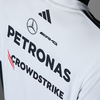 JX5798 Mercedes AMG Petronas Formula 1 2025 Men's Team Driver Jersey - White -