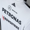 JX5798 Mercedes AMG Petronas Formula 1 2025 Men's Team Driver Jersey - White -
