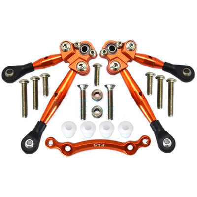 GTO49F-OR GPM Alum Front Tie Rods w/Stabilizer for C Hub Orange for Ford GT 4-Tec 2.0/3.0