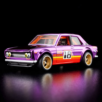 HWJJY57 RLC Exclusive ’71 Datsun 510 (Purple)