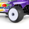 PRO1035613 Pro-Line Racing 1/28 Prism Front/Rear Carpet Tires Mounted 7mm, White (4): Losi Micro-T