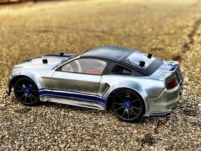 0175 Delta Plastik 1/8 Mustang GT Body - Clear 1.5mm (Fits Slash 4x4)