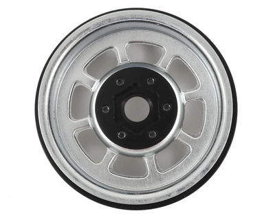 SSD00079 Trail 1.9" Steel Beadlock Crawler Wheels (Silver) (2)