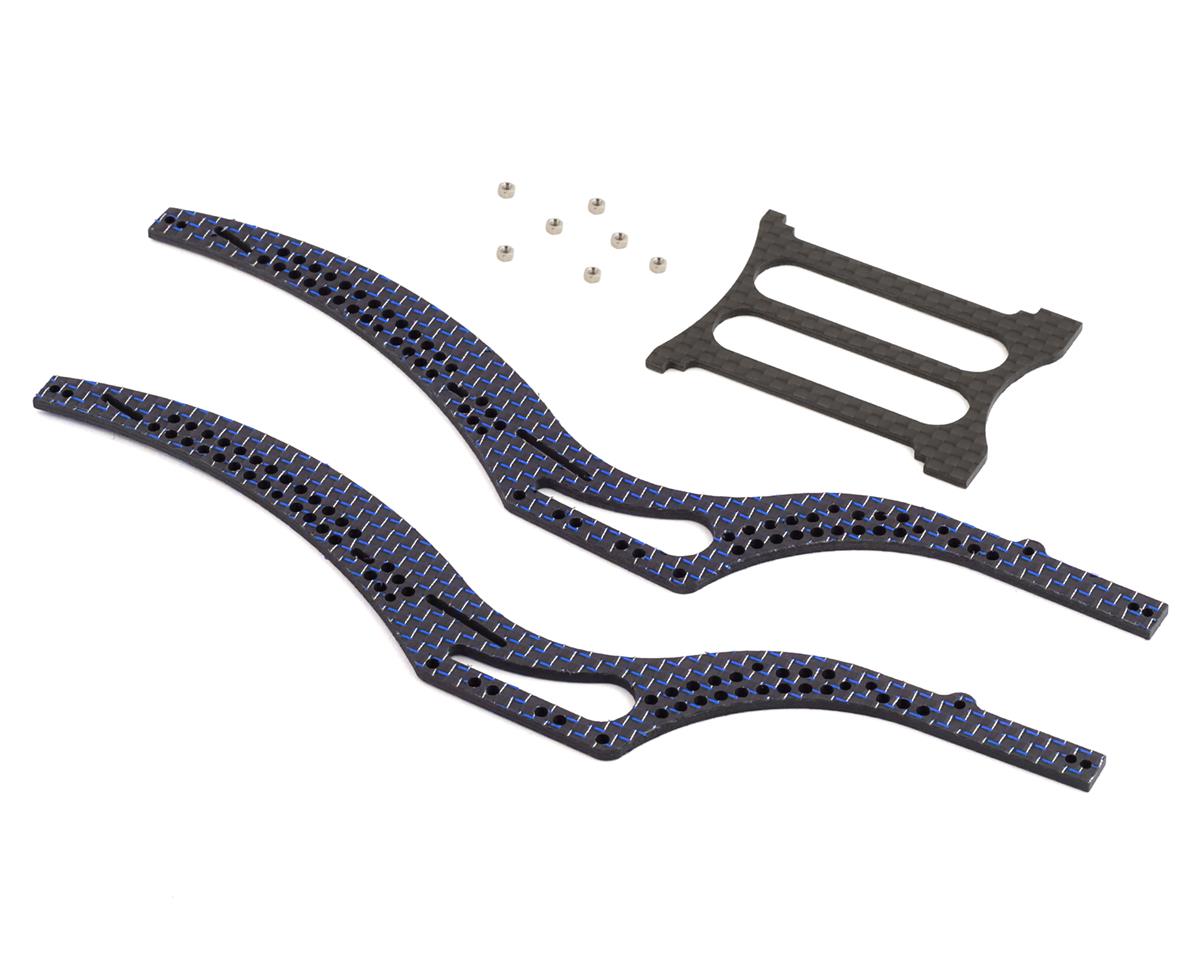 FUR-2085 SCX24 Scythe Carbon Fiber Frame Rails (Blue)