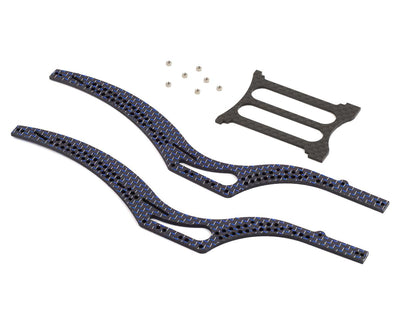 FUR-2085 SCX24 Scythe Carbon Fiber Frame Rails (Blue)