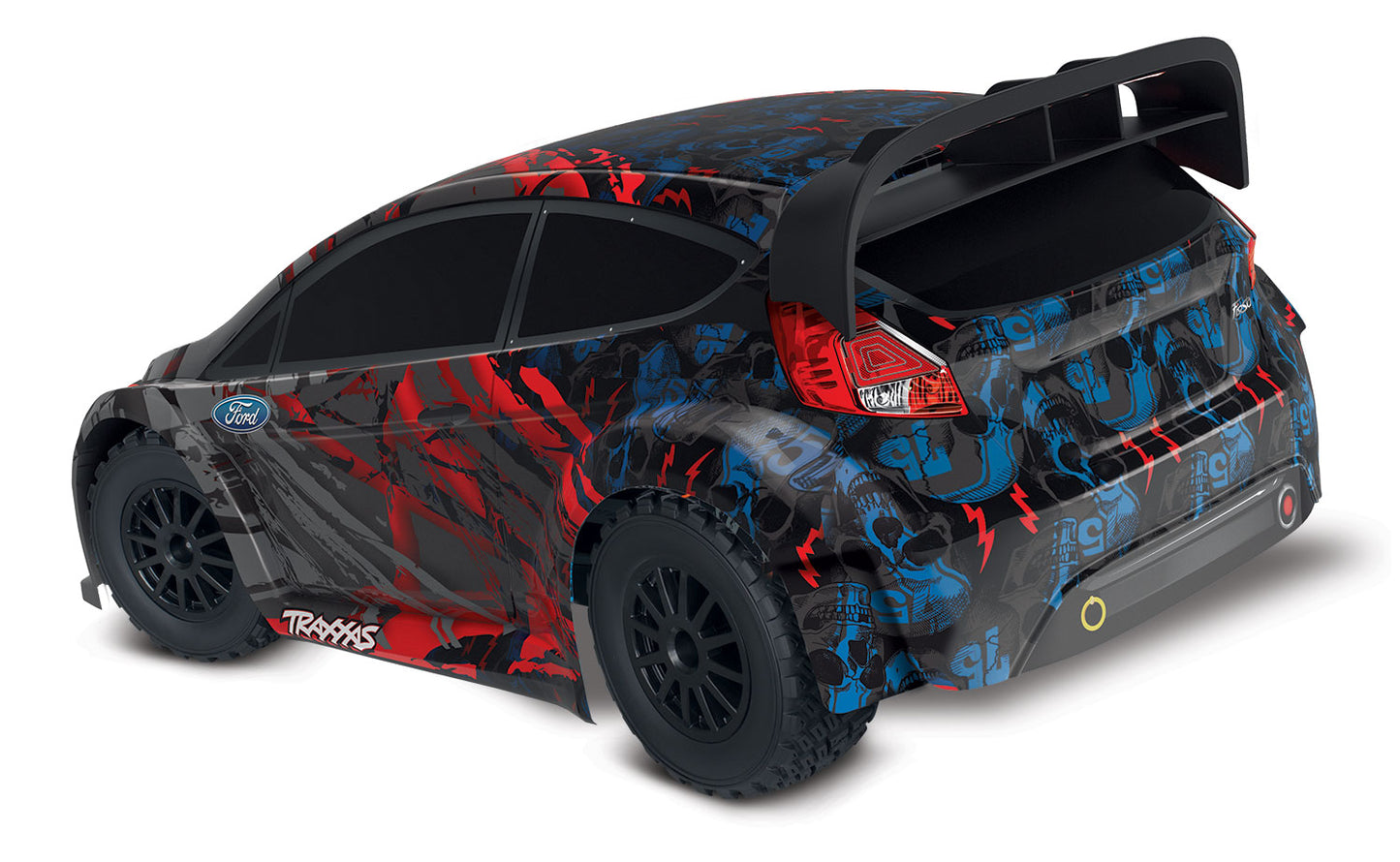 74054-4 Ford Fiesta Rally XL-5 1/10 Scale Rally Car
