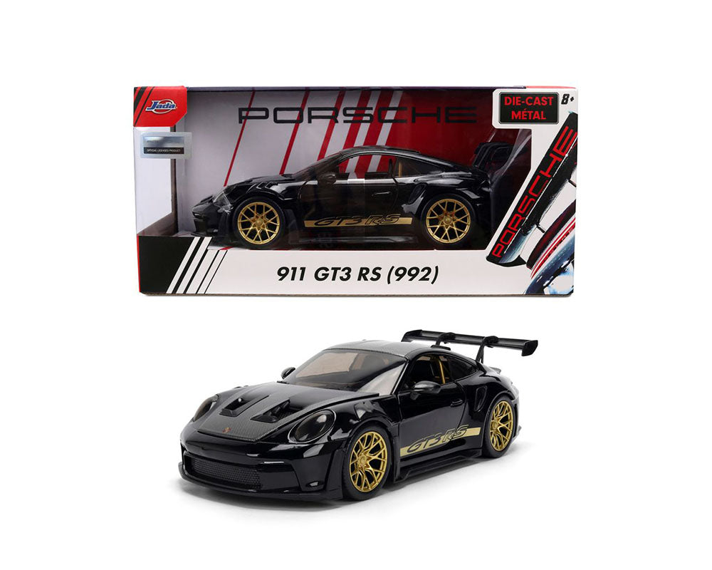Jada 37810 1:24 Porsche 911 GT3 RS (992) – Black – Hyper-Spec