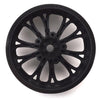 PRO277503 Pomona Drag Spec Front 2.2" 12mm Drag Wheels (2) Black
