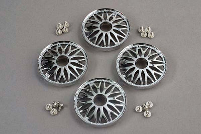 4277 BBS Chrome Wheel Covers w/attachment screws