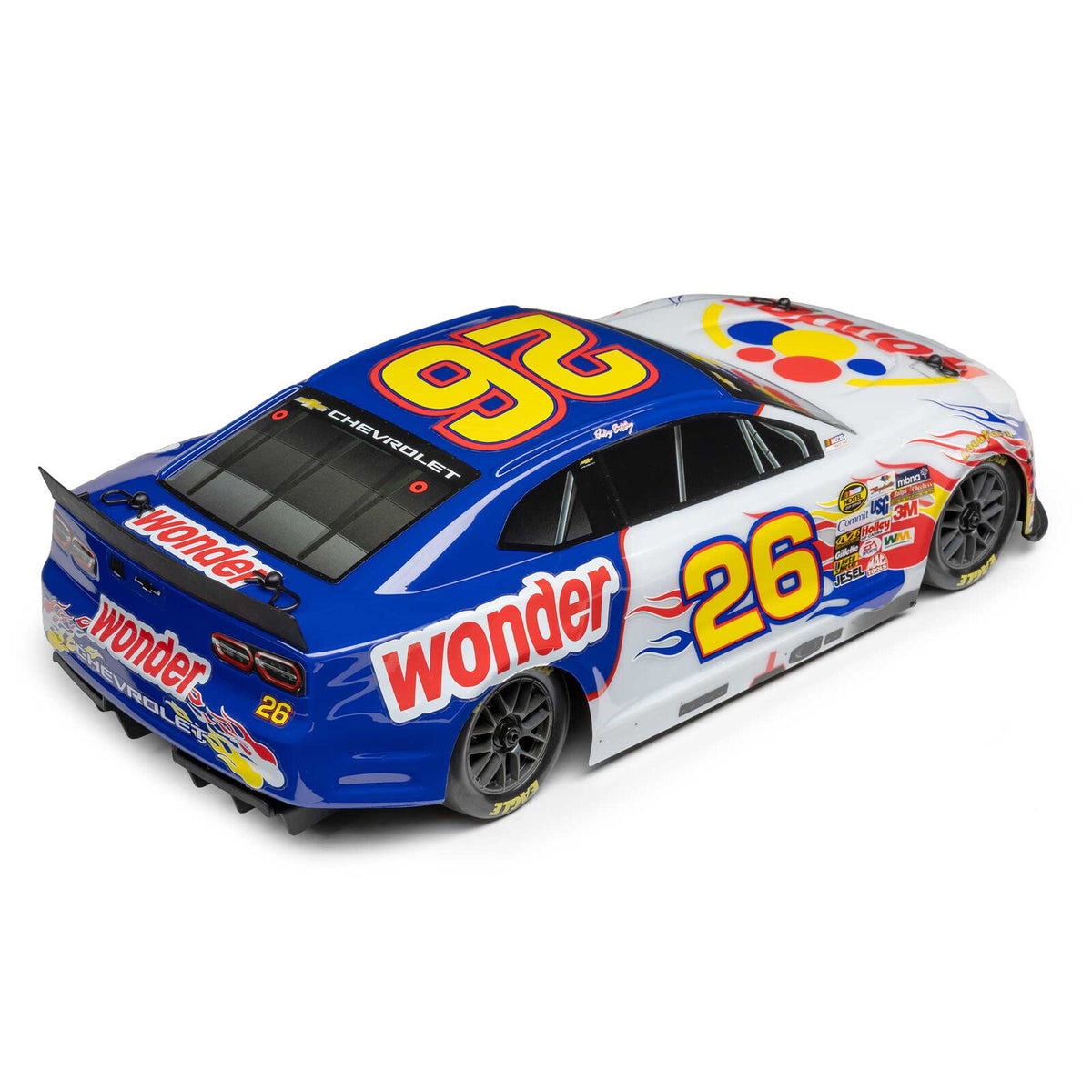 LOSF1122626 1/12 Losi NASCAR Ricky Bobby No. 26 Wonder Bread Chevrolet ZL1 (Battery & Charger Included)
