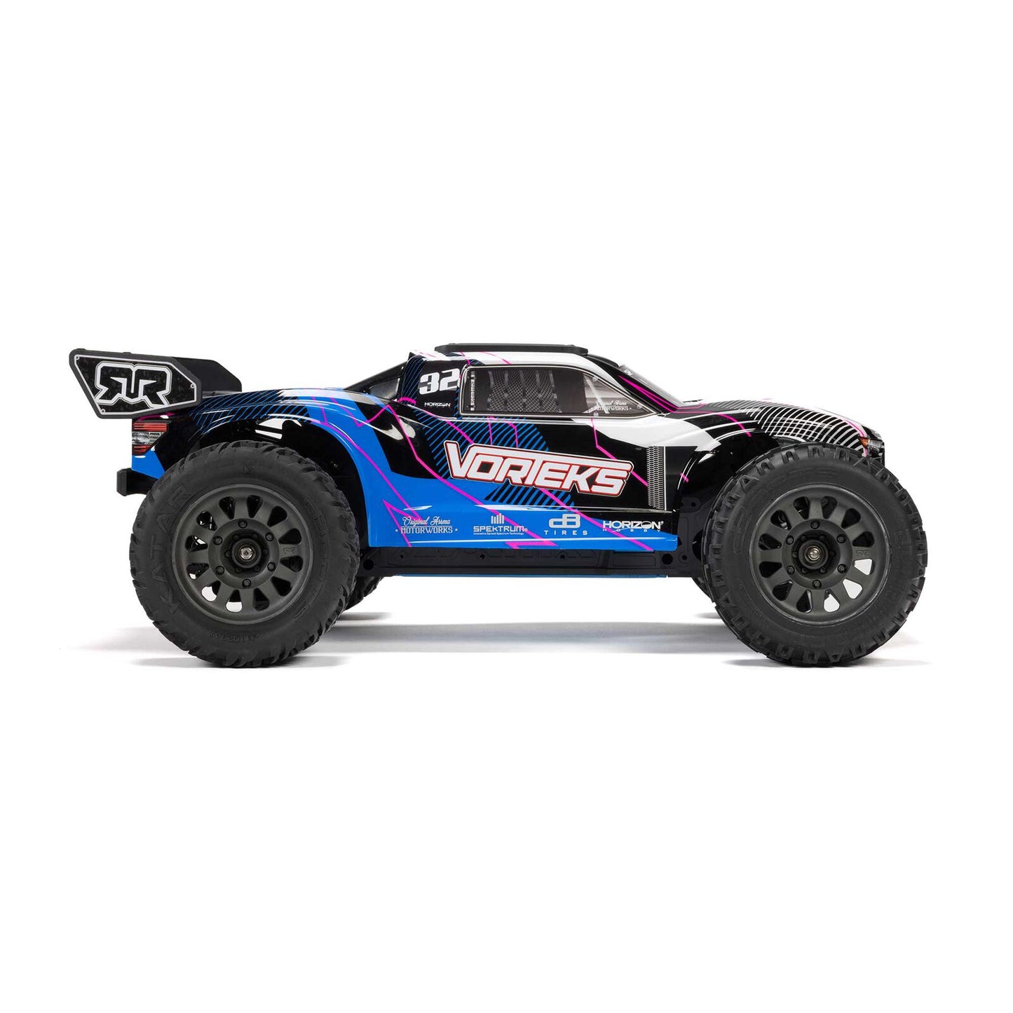 ARA3205T1 1/10 VORTEKS 2WD RTR Brushed Stadium Truck, Blue