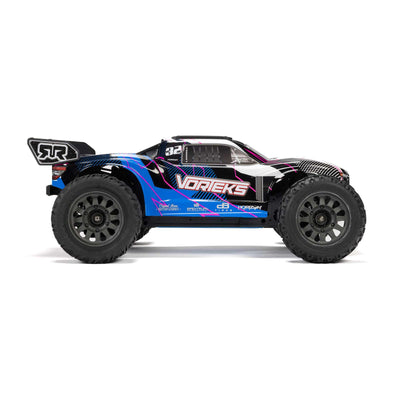 ARA3205T1 1/10 VORTEKS 2WD RTR Brushed Stadium Truck, Blue