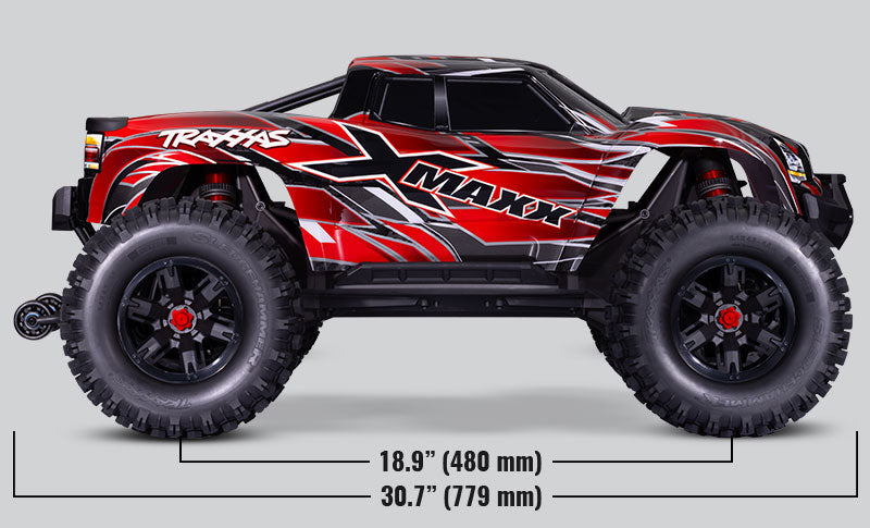 77096-4 XMaxx 8S 4x4 1/6 Scale Brushless Monster Truck With Belted Sledgehammer Tires