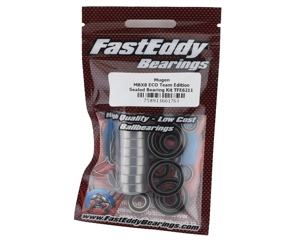 TFE6211 FastEddy Mugen MBX8 ECO Team Edition Sealed Bearing Kit