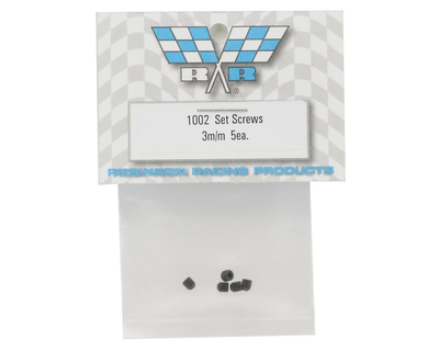 RRP1002 Robinson Racing 3mm Set Screws (5)