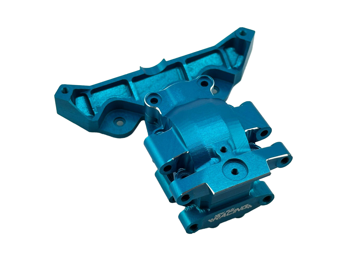 NSRMINIM014BL Aluminum Rear Gear Box For Traxxas Mini Maxx - Blue