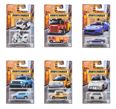 HWHVV05 Matchbox European Streets Assortment