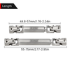 SCX24-151SR INJORA Stainless Steel Drive Shafts with D Shaped Hole for SCX24 C10 JLU Bronco Base Camp 4Runner