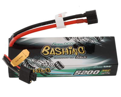 GEA522S35T3GT Gens Ace 2S G-Tech Smart "Bashing" LiPo Battery 35C (7.4V/5200mAh) w/Universal Connector